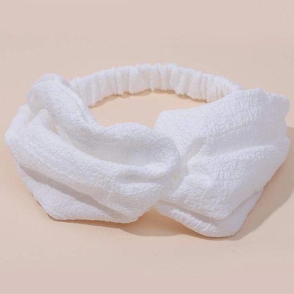 White Wrap Headband - Picture 4 of 4